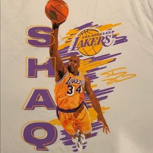 Mitchell & Ness Shaq Lakers Tee Size L New w/ Tags